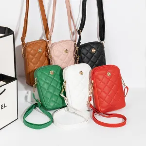 Women's Korean Simple Vertical Mobile Summer Crossbody Bags
