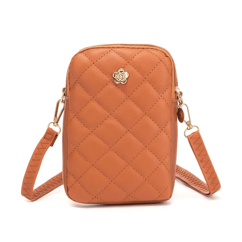 Women's Korean Simple Vertical Mobile Summer Crossbody Bags