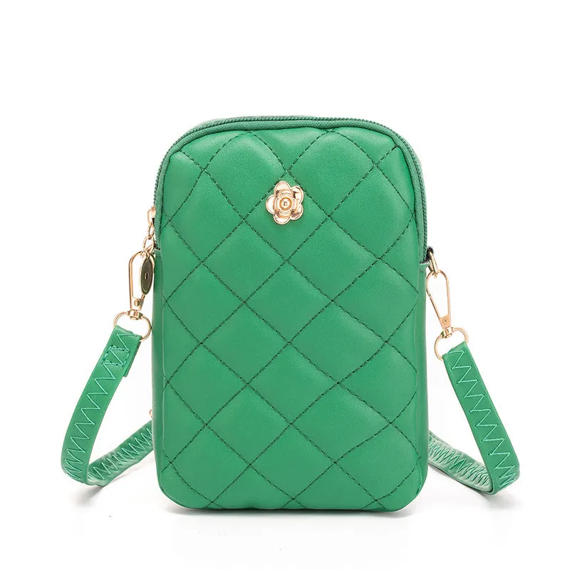 Women's Korean Simple Vertical Mobile Summer Crossbody Bags
