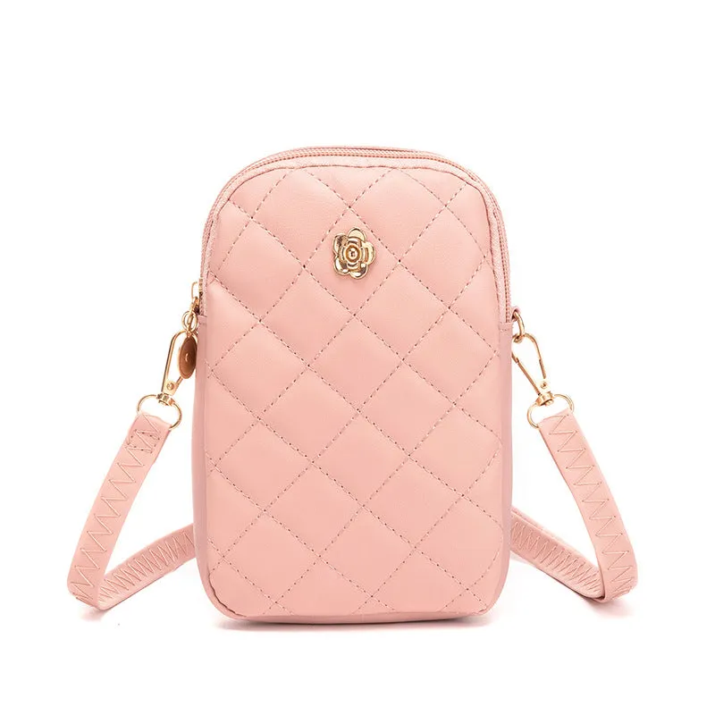 Women's Korean Simple Vertical Mobile Summer Crossbody Bags
