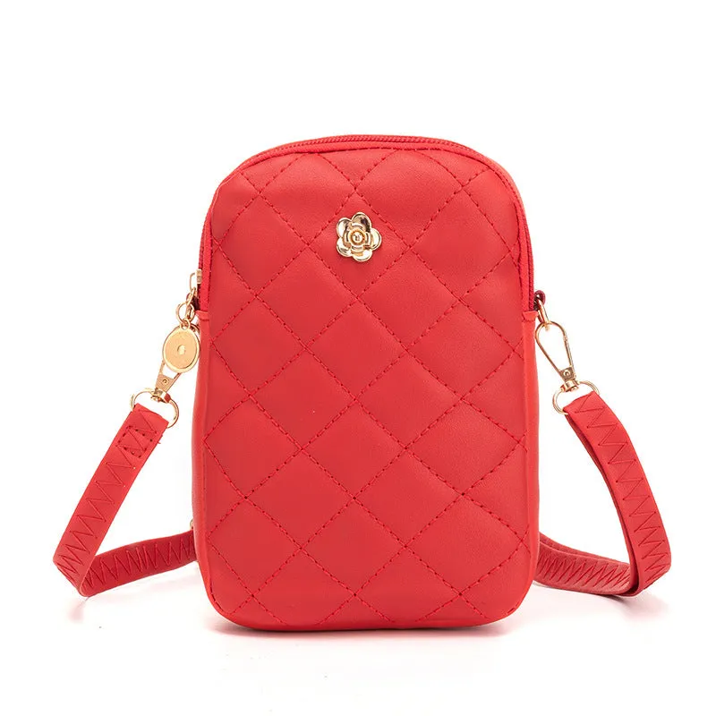 Women's Korean Simple Vertical Mobile Summer Crossbody Bags