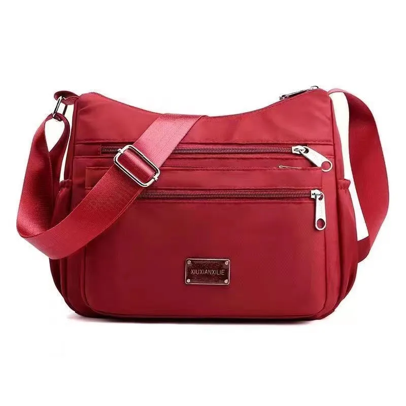 Women's Large Capacity Nylon Canvas Mother Business Shoulder Bags