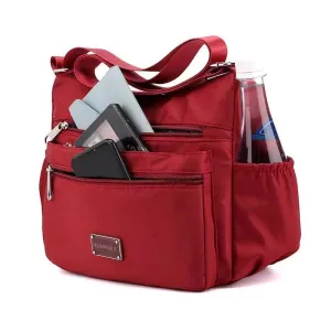 Women's Large Capacity Nylon Canvas Mother Business Shoulder Bags
