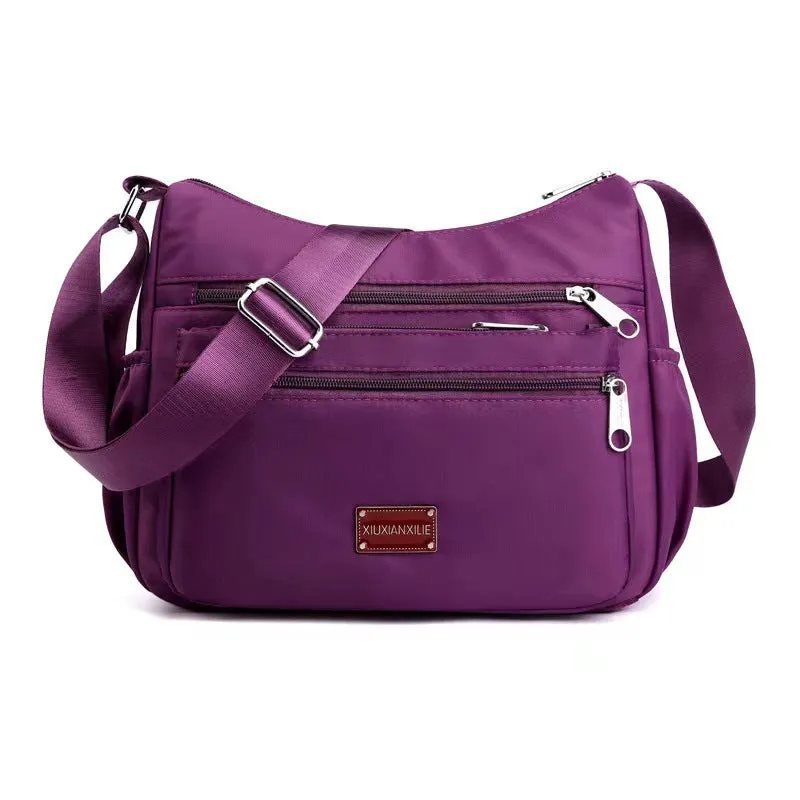 Women's Large Capacity Nylon Canvas Mother Business Shoulder Bags