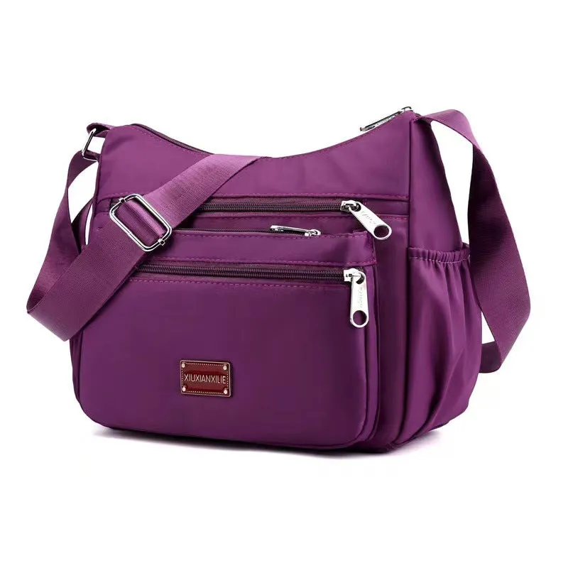 Women's Large Capacity Nylon Canvas Mother Business Shoulder Bags