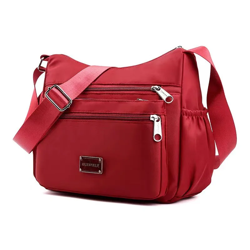 Women's Large Capacity Nylon Canvas Mother Business Shoulder Bags