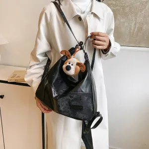 Women's Large Capacity Totes Fashion Stitching Fashionable Shoulder Bags