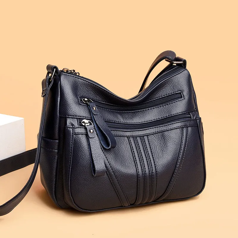 Women's Leather For Woman Fashion Soft Mother Crossbody Bags
