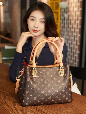 Women's Leather Trendy High-grade Fashion Generous Large Crossbody Bags