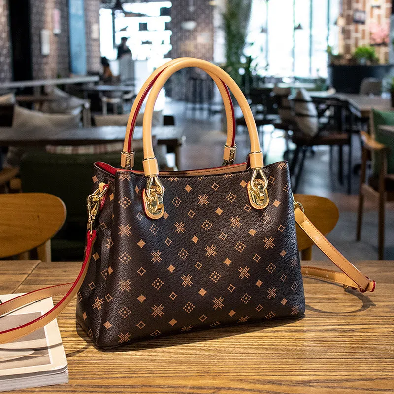 Women's Leather Trendy High-grade Fashion Generous Large Crossbody Bags