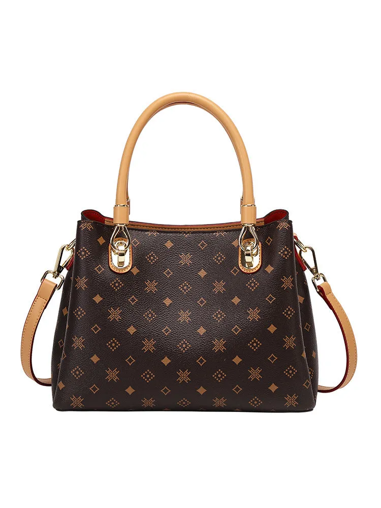 Women's Leather Trendy High-grade Fashion Generous Large Crossbody Bags