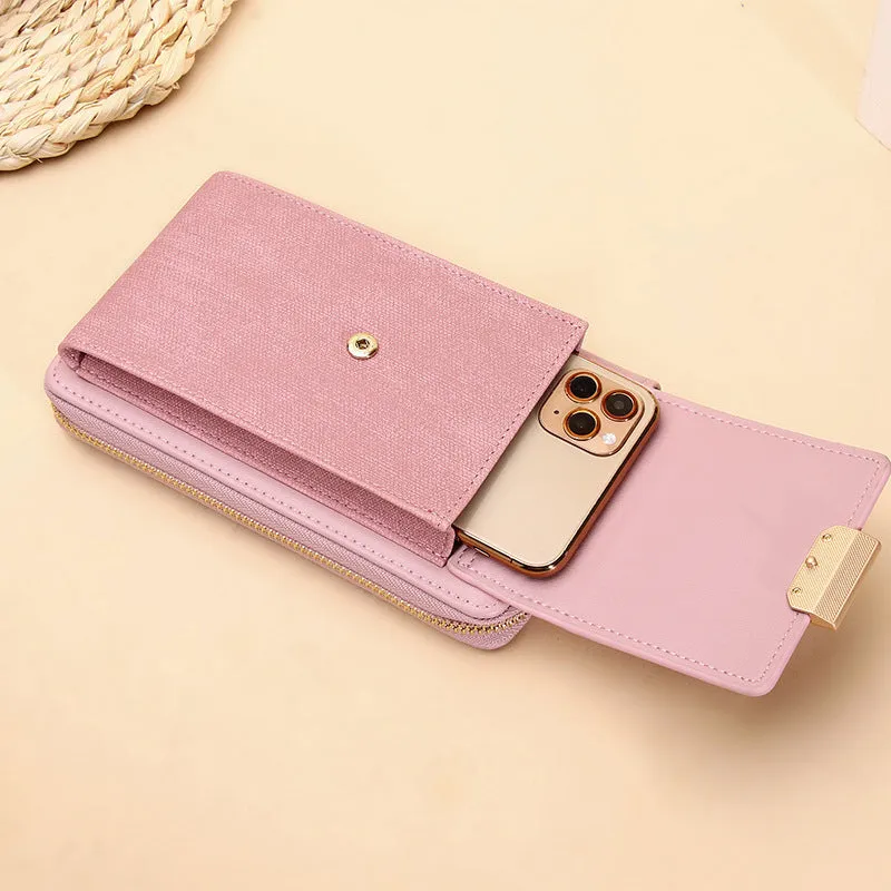 Women's Mobile Fashion Simple Korean Latch Crossbody Bags