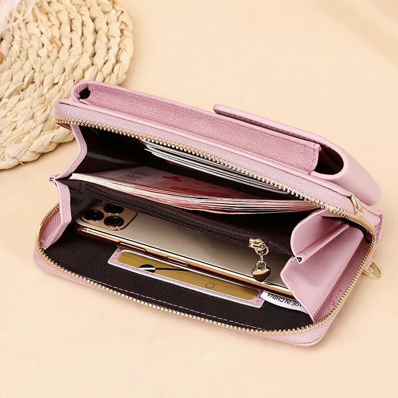 Women's Mobile Fashion Simple Korean Latch Crossbody Bags