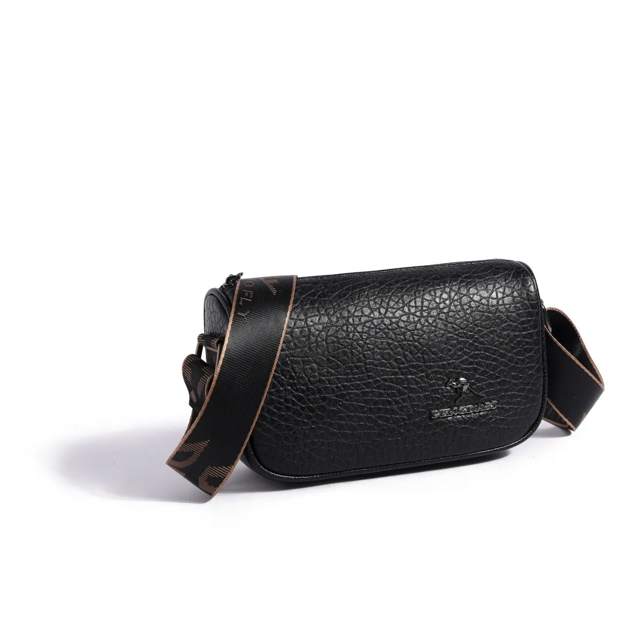 Women's Niche Lychee Pattern Simple Fashion Saddle Shoulder Bags