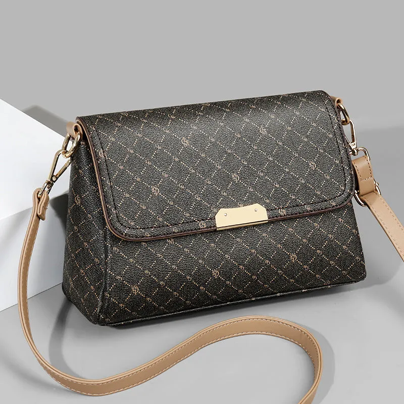 Women's Niche Printed Large Capacity Fashion Crossbody Bags