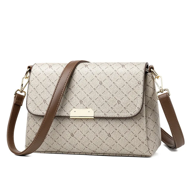 Women's Niche Printed Large Capacity Fashion Crossbody Bags
