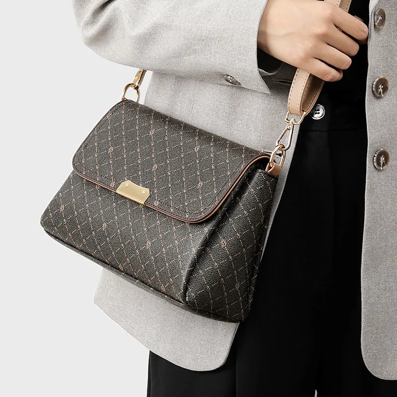 Women's Niche Printed Large Capacity Fashion Crossbody Bags