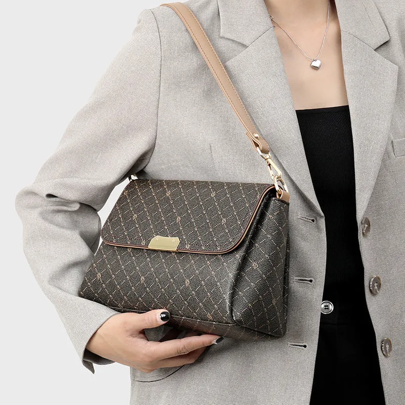 Women's Niche Printed Large Capacity Fashion Crossbody Bags