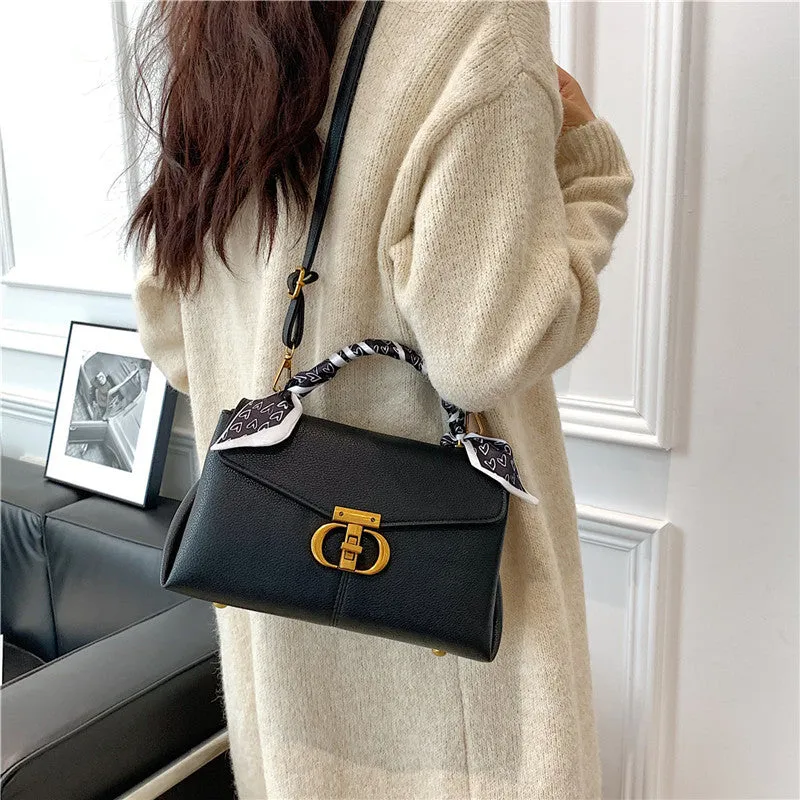 Women's Niche Retro Latch High-grade Fashion Shoulder Bags