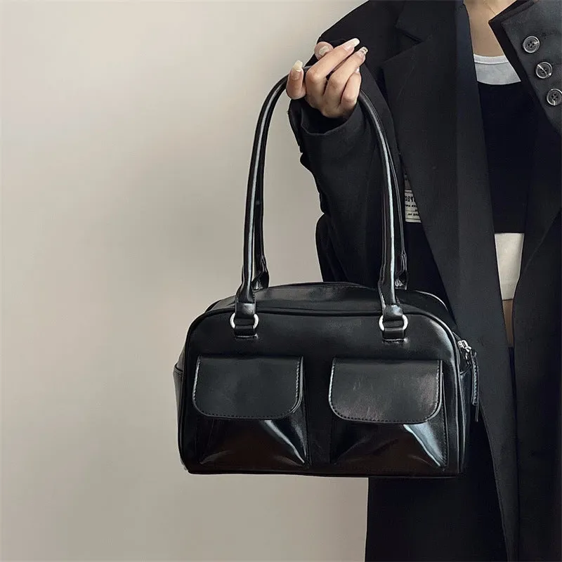 Women's Niche Underarm Large Capacity Retro Simple Shoulder Bags