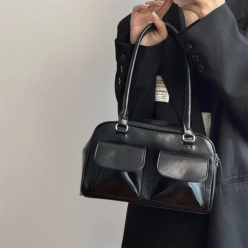 Women's Niche Underarm Large Capacity Retro Simple Shoulder Bags