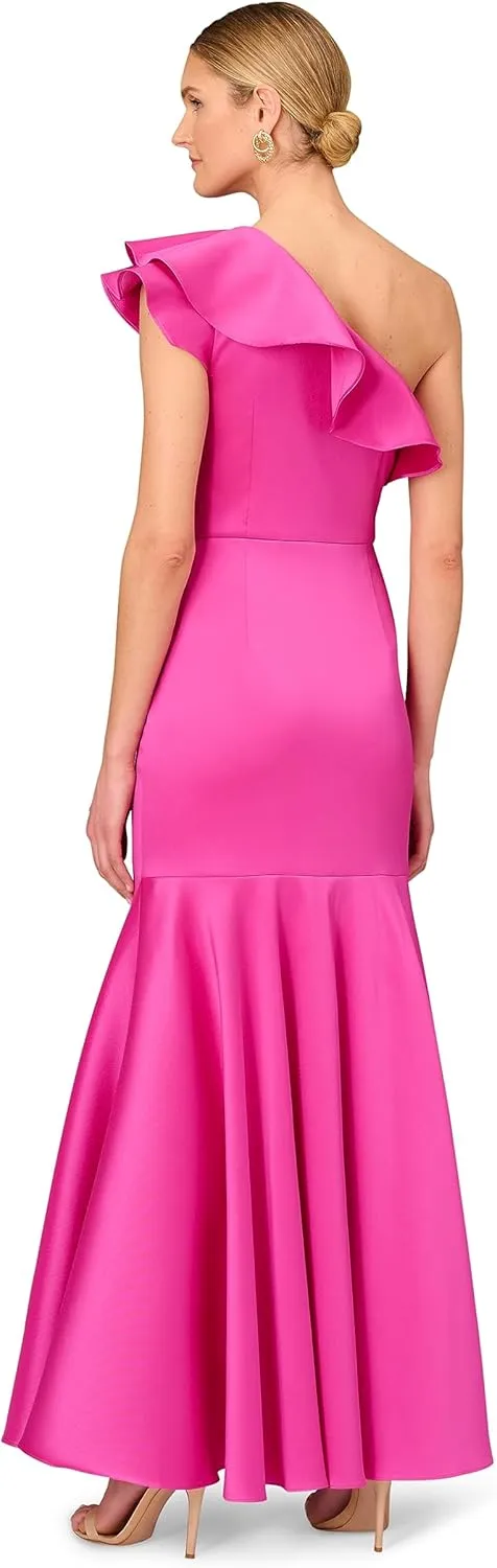 Women's One Shoulder A-line Gown