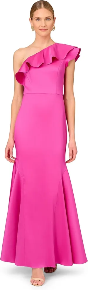 Women's One Shoulder A-line Gown