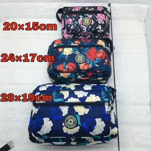 Women's Oxford Cloth Mother Nylon Flower Stall Crossbody Bags