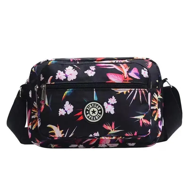 Women's Oxford Quantity Discount Stall Flower Crossbody Bags