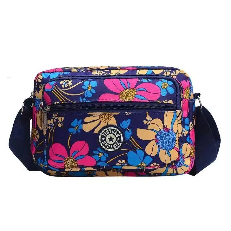 Women's Oxford Quantity Discount Stall Flower Crossbody Bags