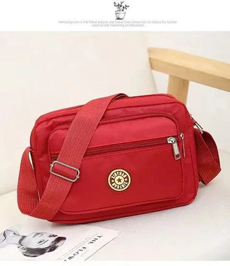 Women's Oxford Quantity Discount Stall Flower Crossbody Bags
