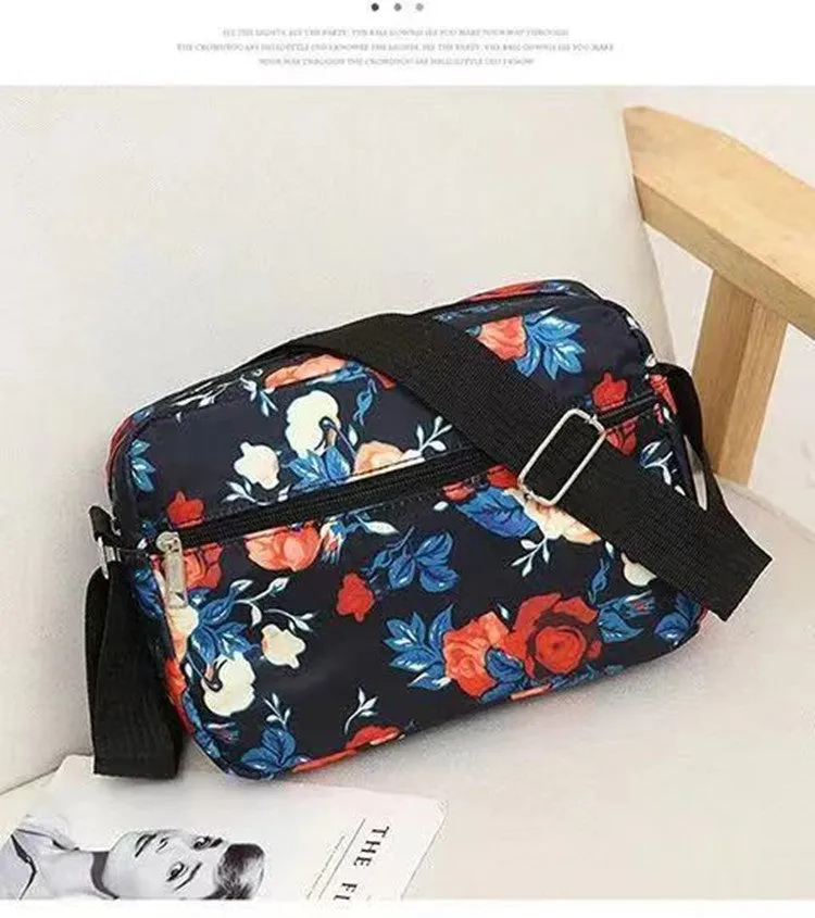 Women's Oxford Quantity Discount Stall Flower Crossbody Bags