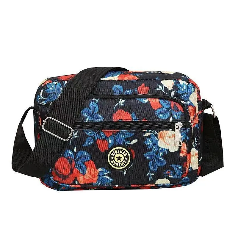 Women's Oxford Quantity Discount Stall Flower Crossbody Bags