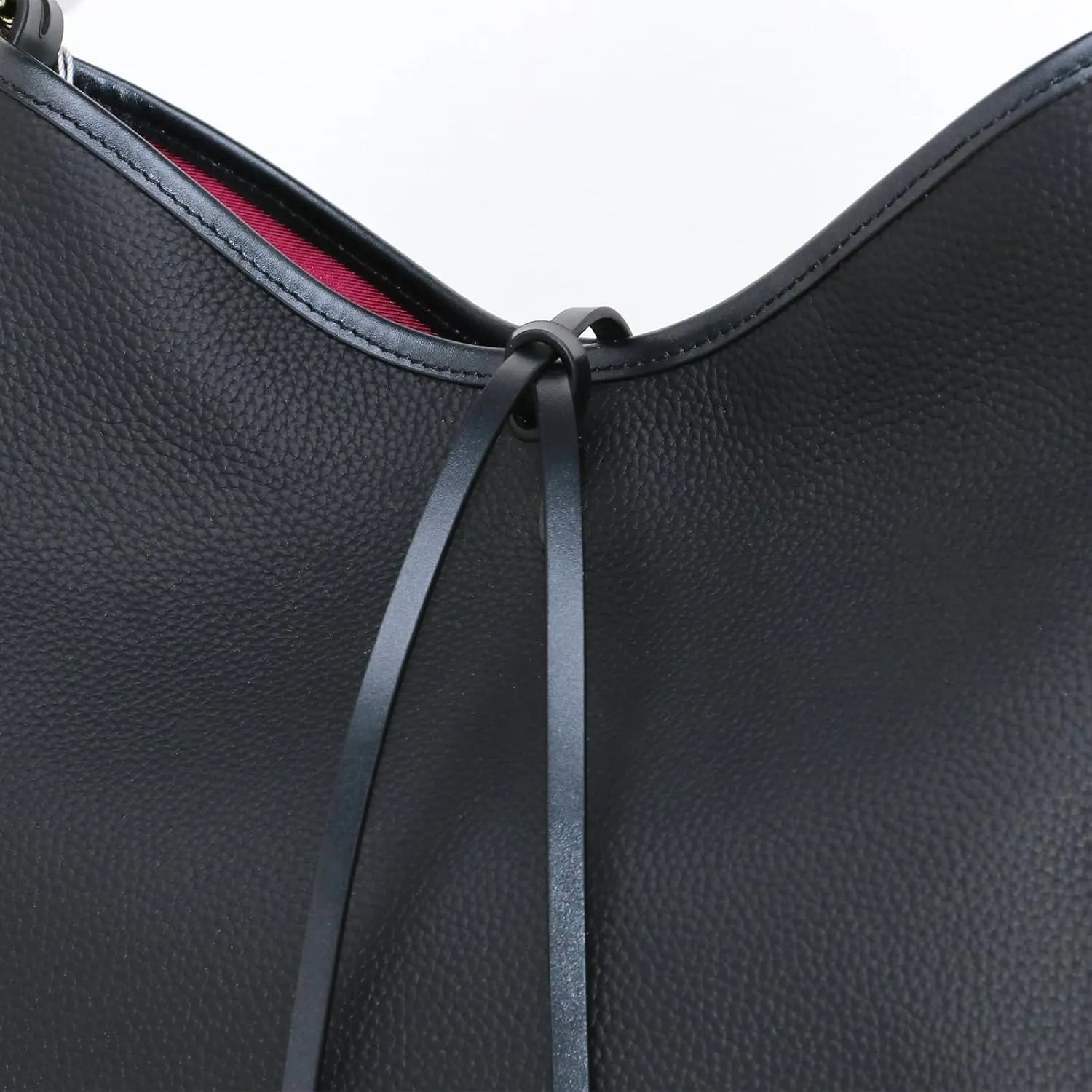 Women's Pleated Cowhide Single Shoulder Crossbody Bag