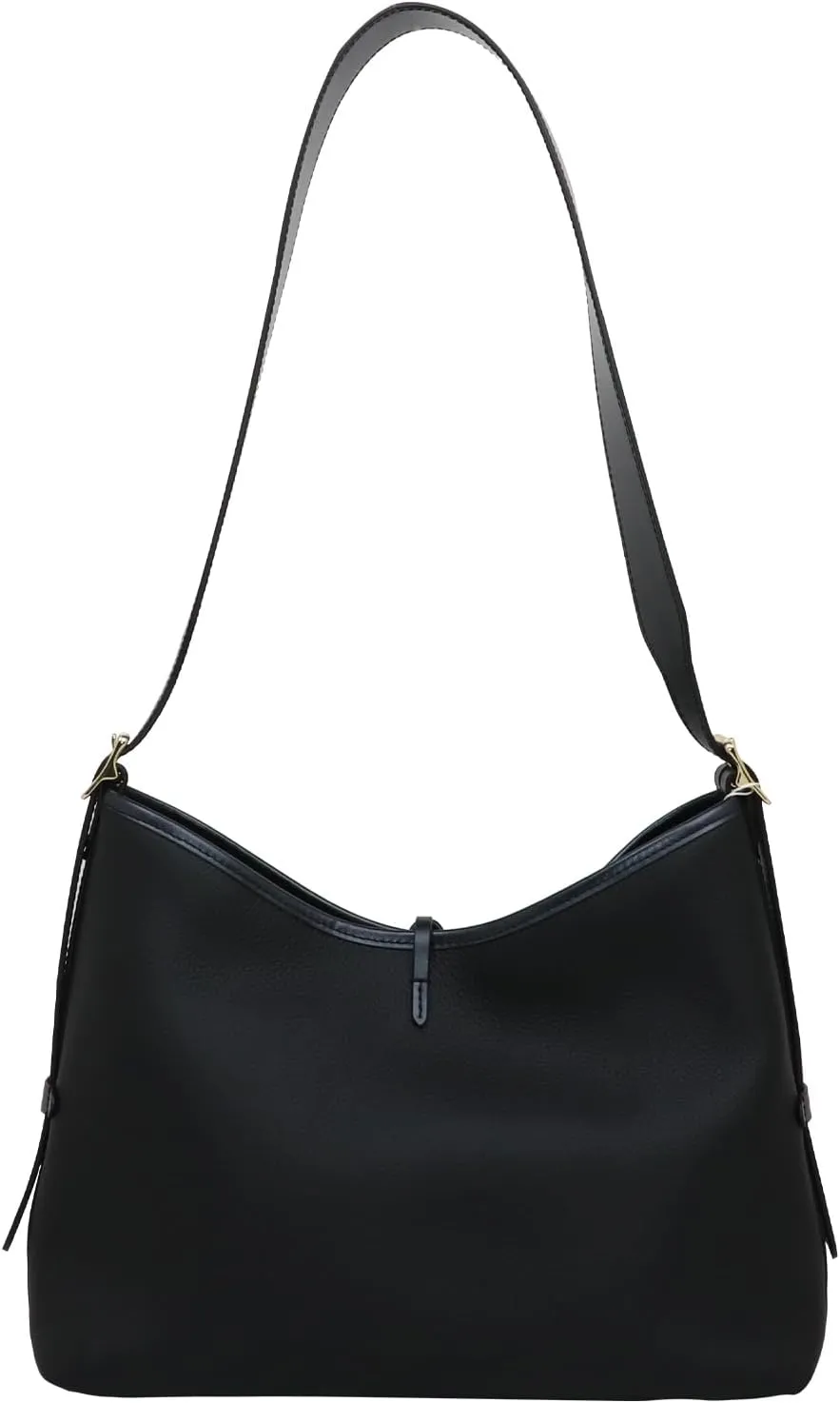 Women's Pleated Cowhide Single Shoulder Crossbody Bag