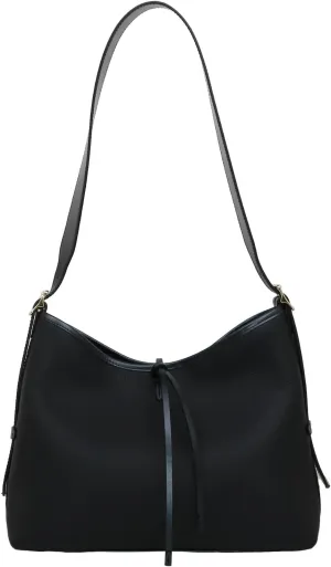 Women's Pleated Cowhide Single Shoulder Crossbody Bag