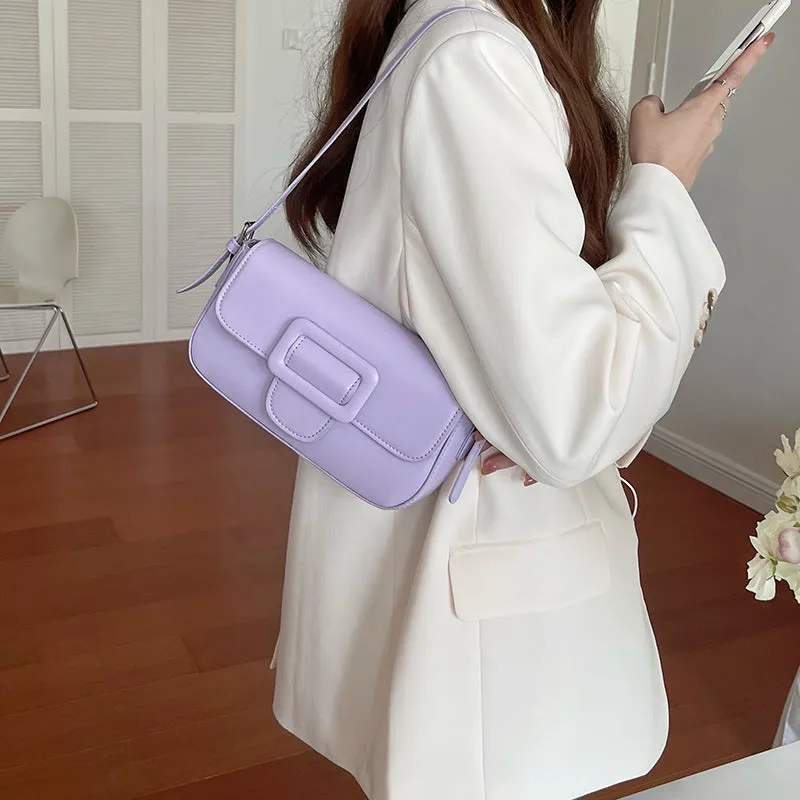 Women's Polly Design Fashion Baguette Retro Underarm Shoulder Bags
