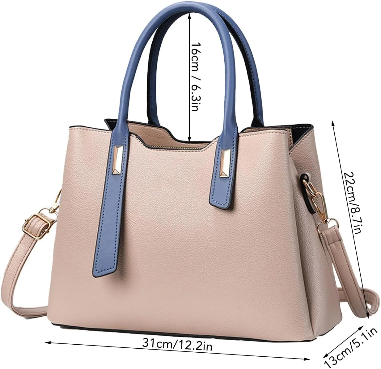 Women's PU Leather Handbag, Large Capacity Shoulder Purse, Design for Daily Use, Stylish and Versatile, Ideal Choice