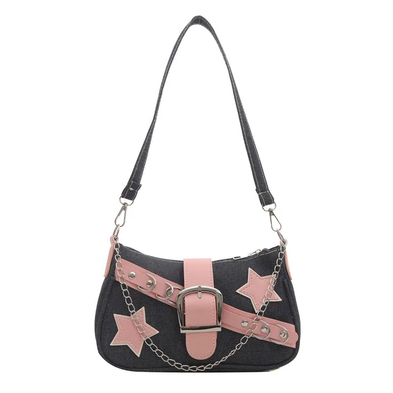 Women's Retro Minority Simple Underarm Fashion Portable Shoulder Bags