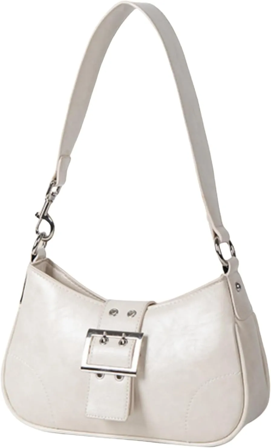 Women's Retro Oil Wax Leather Shoulder Bag, Stylish Vintage Handbag, Fashionable and Versatile Shoulder Bag