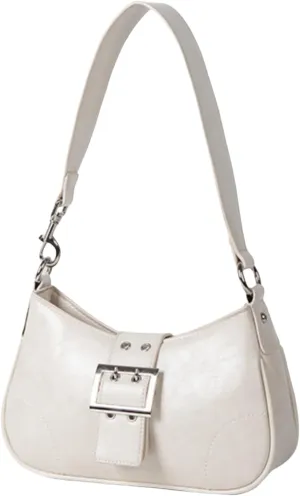 Women's Retro Oil Wax Leather Shoulder Bag, Stylish Vintage Handbag, Fashionable and Versatile Shoulder Bag