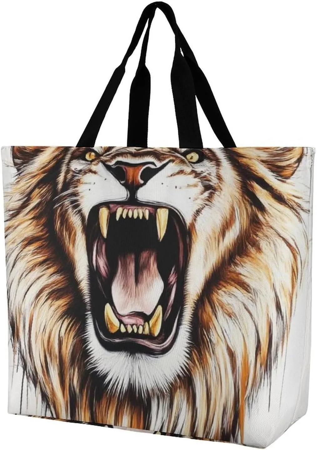 Women's Reusable Tote Bag, Portable Shoulder Handbags Large Capacity Casual Shopping Bags