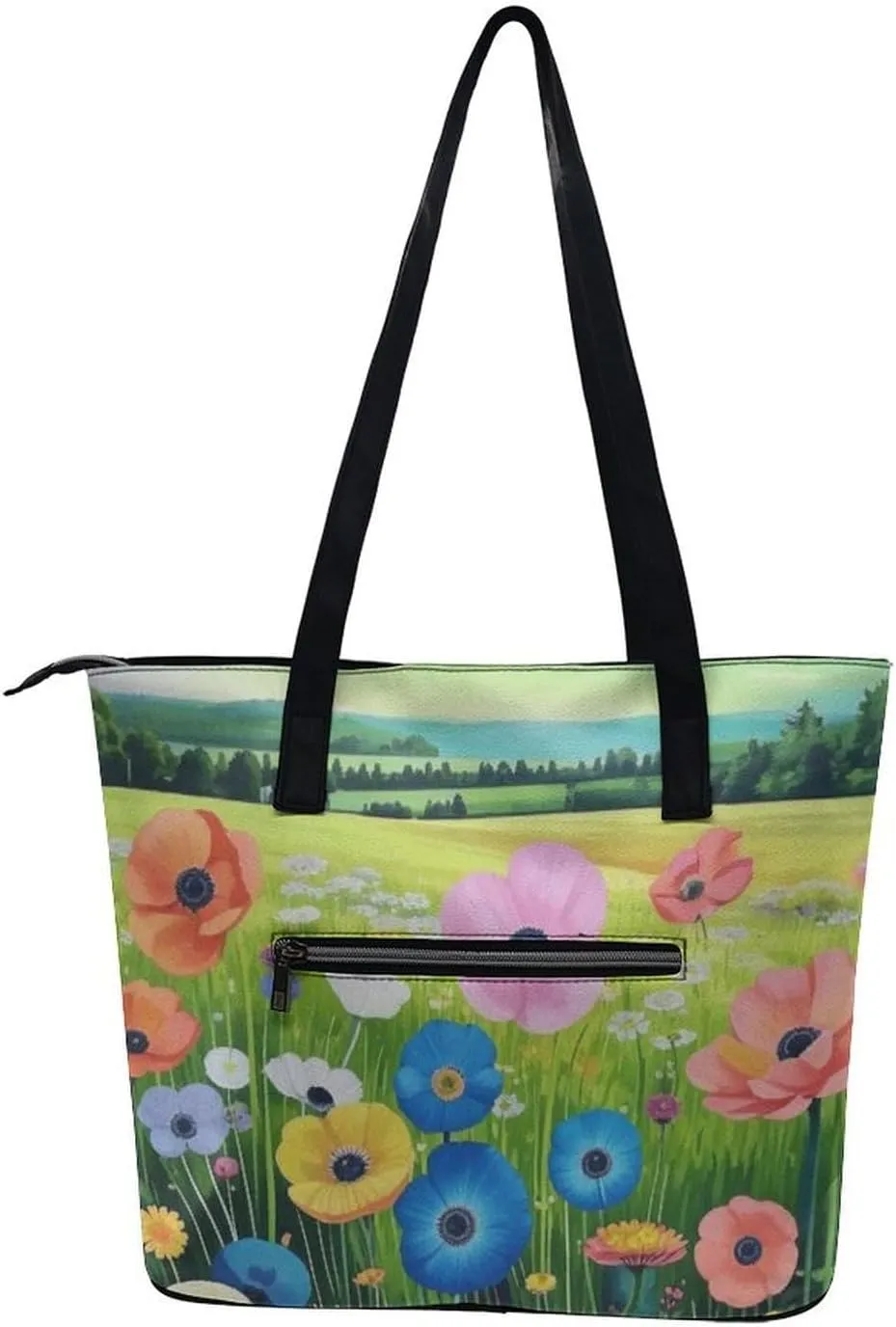 Womens Shoulder Bag, Large Shoulder Bags Casual Handbags, Large Capacity PU Leather Shopping Work Bag