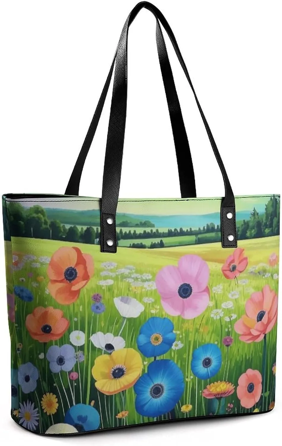 Womens Shoulder Bag, Large Shoulder Bags Casual Handbags, Large Capacity PU Leather Shopping Work Bag
