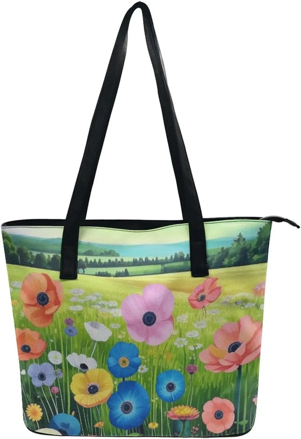 Womens Shoulder Bag, Large Shoulder Bags Casual Handbags, Large Capacity PU Leather Shopping Work Bag
