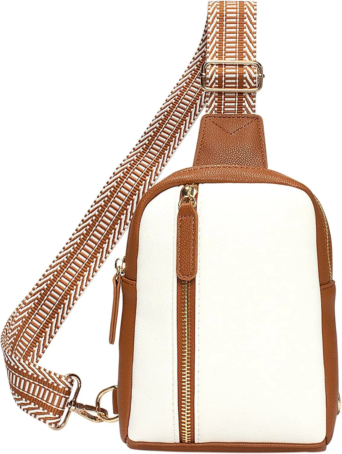Womens Sling Bag Crossbody Fanny Pack Purse Leather Casual Fashion Travel Daypack Sport Chest Satchel for Women