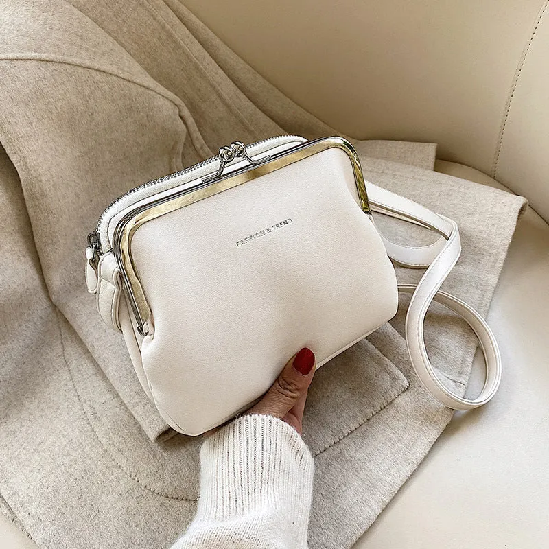 Women's Slouchy Korean Fashionable French Texture Shoulder Bags