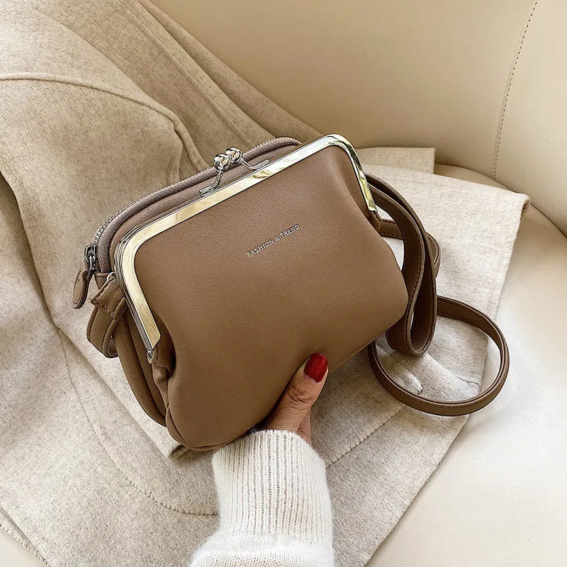 Women's Slouchy Korean Fashionable French Texture Shoulder Bags