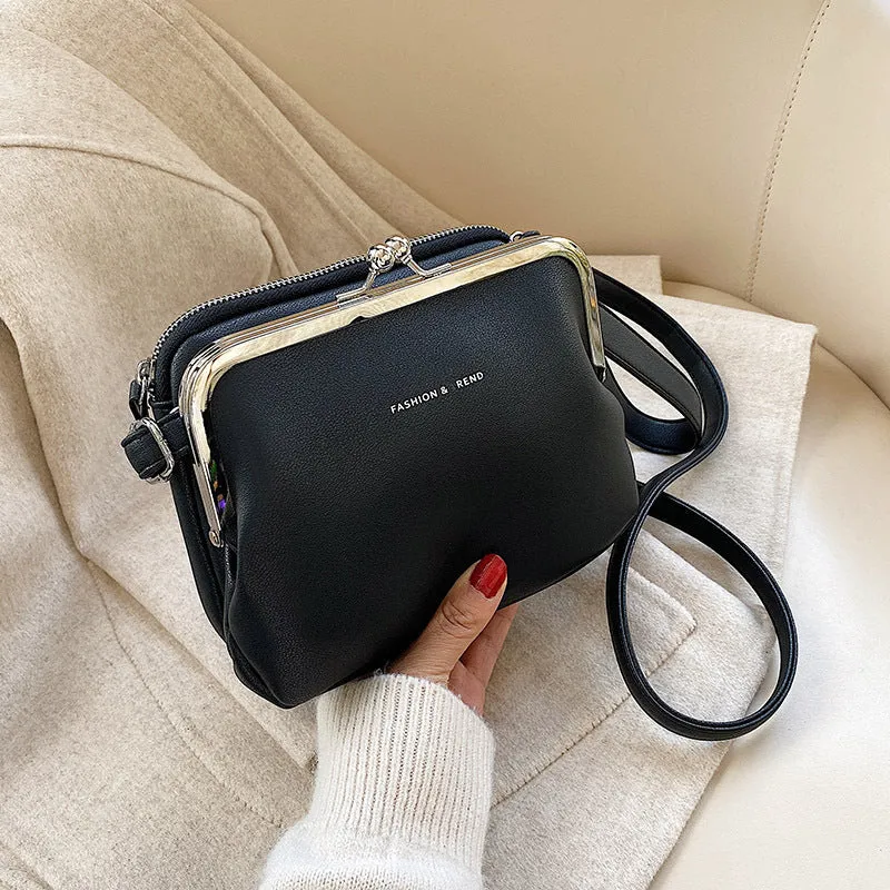 Women's Slouchy Korean Fashionable French Texture Shoulder Bags