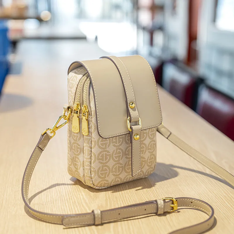 Women's Summer Light Luxury Double Partition Large Crossbody Bags